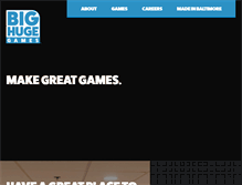 Tablet Screenshot of bighugegames.com
